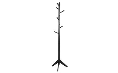 Wooden Coat Rack, Black Rack, Wooden Coat Hook